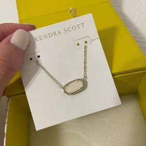 Kendra Scott Elisa Necklace White Drusy